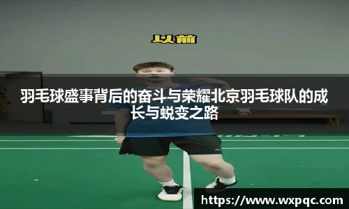羽毛球盛事背后的奋斗与荣耀北京羽毛球队的成长与蜕变之路