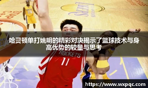 哈灵顿单打姚明的精彩对决揭示了篮球技术与身高优势的较量与思考